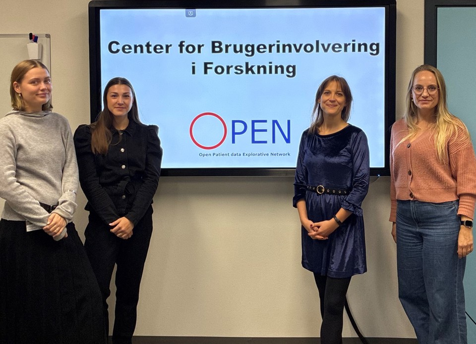 Billede af medarbejderne i Center for Brugerinvolvering i Forskning